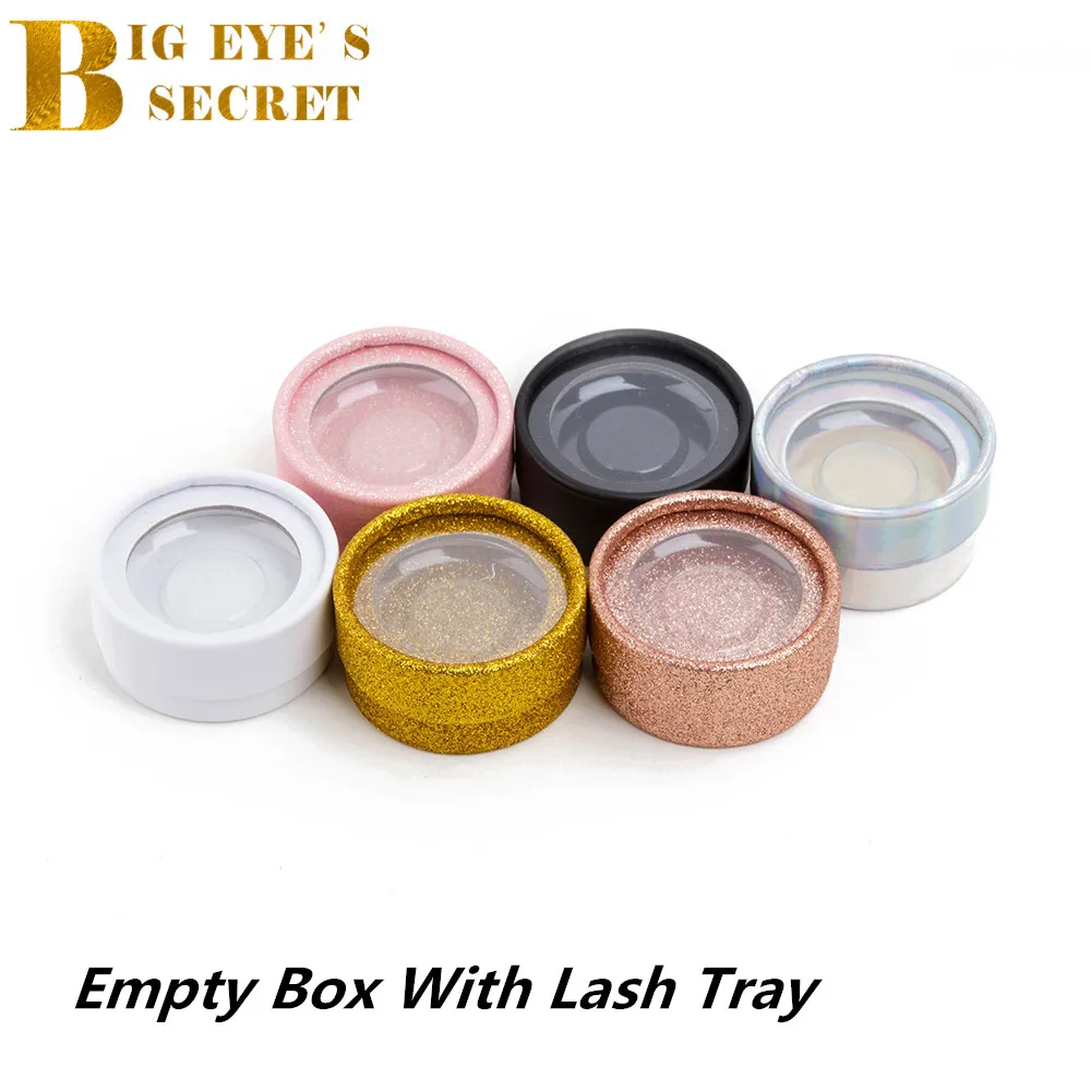 

3D Mink Eyelash Extension Shiny Empty Lash Box fake Eyelash Packaging Box 25 mm Mink Eyelashes For Makeup 3D Mink Hair Lashes