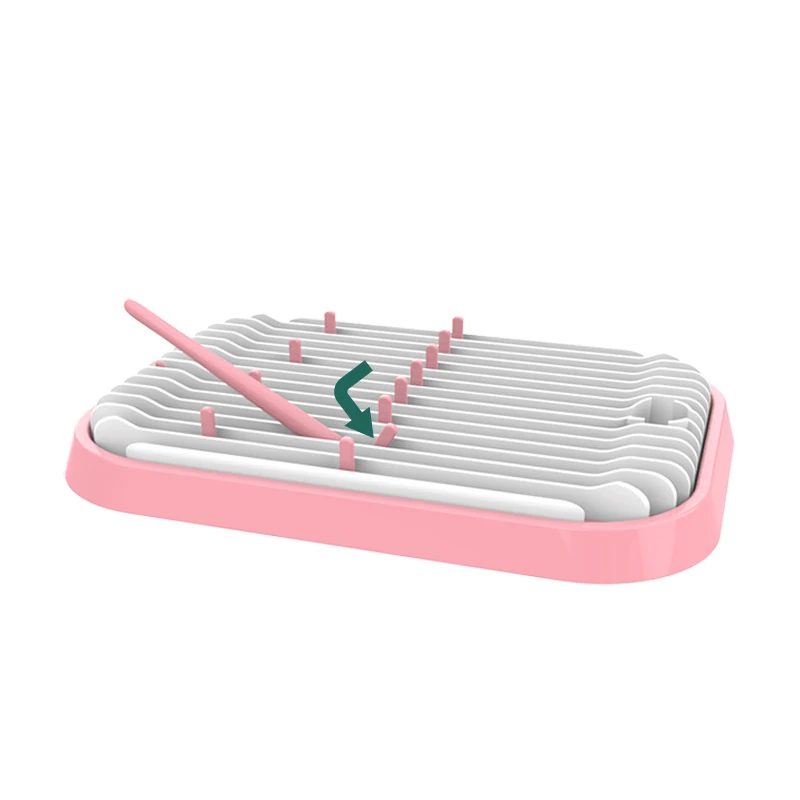 Multi-function Feeding Bottle Drying Rack Portable Drying Rack Cup Holder Shelf Baby Bottle Detachable Draining Tray