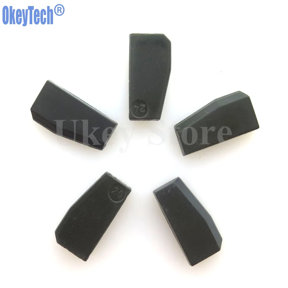 OkeyTech 5pcs/lot ID T5-20 Transponder Chip Blank Carbon T5 Cloneable Chip for Car Key Cemamic T5 Chip Copy to ID 11 12 13 33 5pcs lot cm1671b lcd control chip