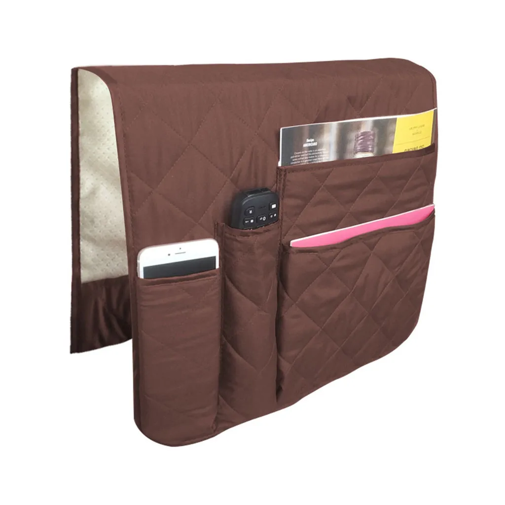 Креативный держатель для дивана с пультом дистанционного управления, органайзер для рук, сумка для хранения, карман, высокое качество, прочная домашняя сумка для мелочей - Цвет: A