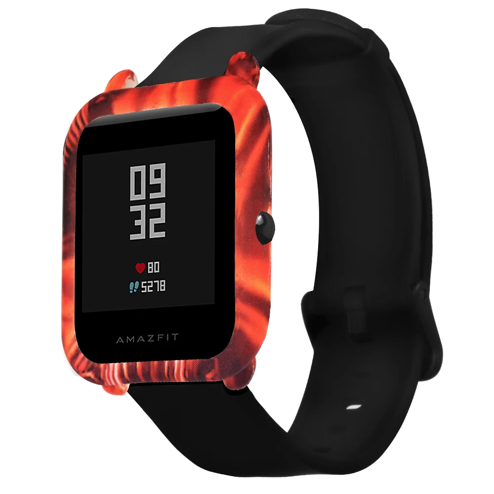 Модный мягкий красочный силиконовый чехол для Xiaomi Huami Amazfit Bip Youth Smart Watch аксессуары полная защита рамка