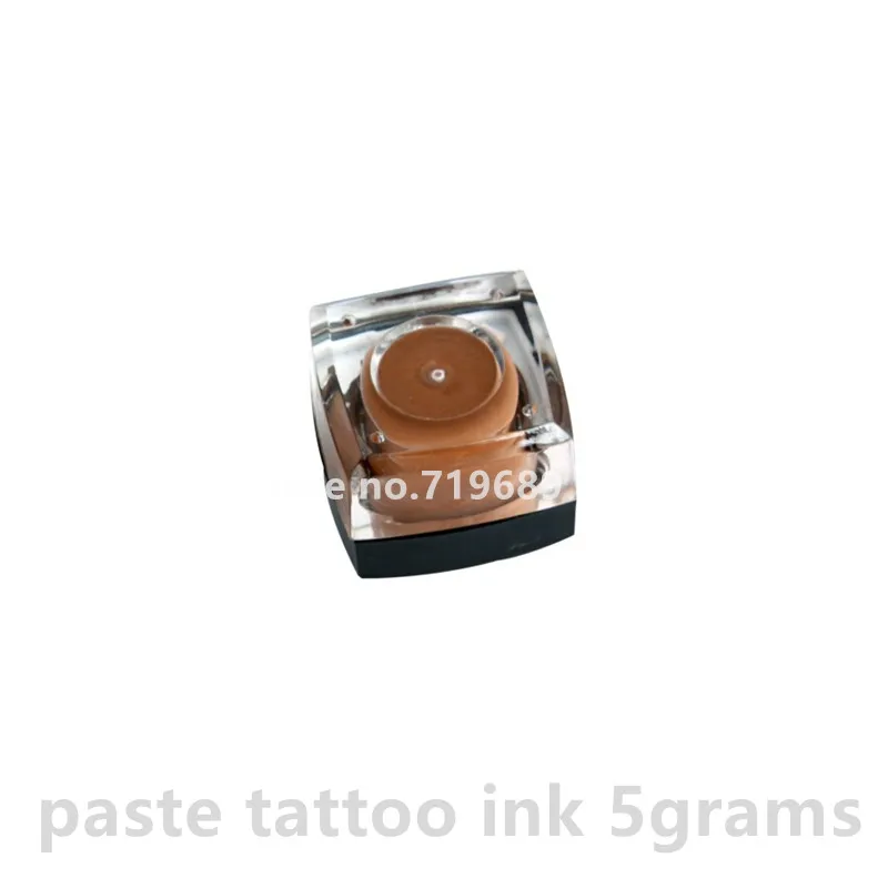 

5pcs bright coffee colors PCD paste tattoo ink colors permanent makeup microblading pigment cosmetic manual paint 5g