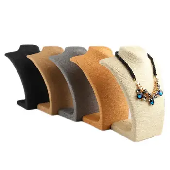 

Mannequin Jewelry Display Stand Shelf Holder Necklace Bust Stand Necklace Pendant Straw Bust Display Holder Stand Jewelry Show