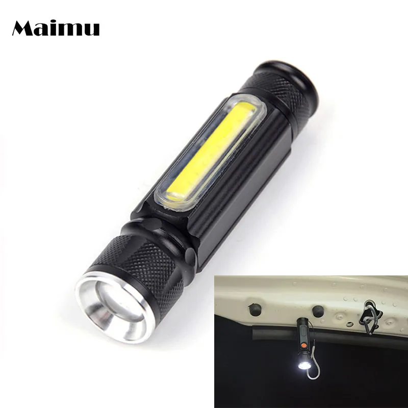

Maimu ultifunction Mini Flashlight 3000lm cree xml-t6 USB Charging Magnet Flashlight xml-q5 Waterproof 4 Mode lanternna AA/14500