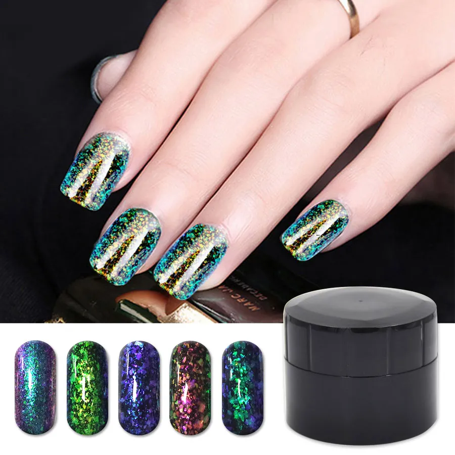 MONASI Chameleon UV Nail Gel Irregular Glitter Sequins