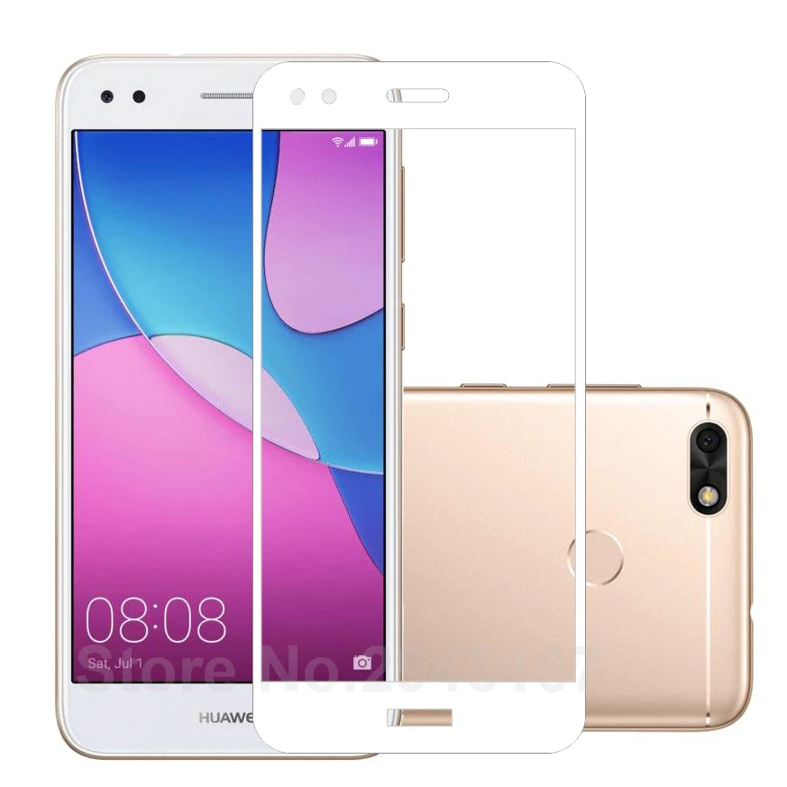 Для Huawei Y6 Pro 2017 SLA L22 полное покрытие закаленное стекло для P9 Lite mini AL00 TL10 Защитная