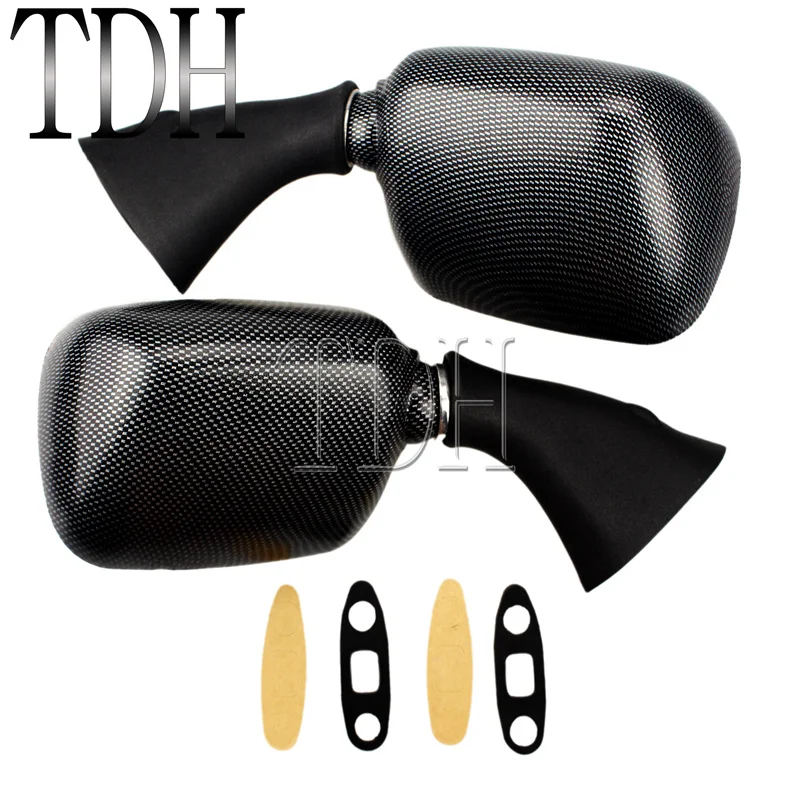 

Motorcycle Carbon Rear View Mirrors for Suzuki GSXR 600 GSXR750 GSXR1000 GSXR1300 Hayabusa 1997-2007 ABS Shell Side Mirror