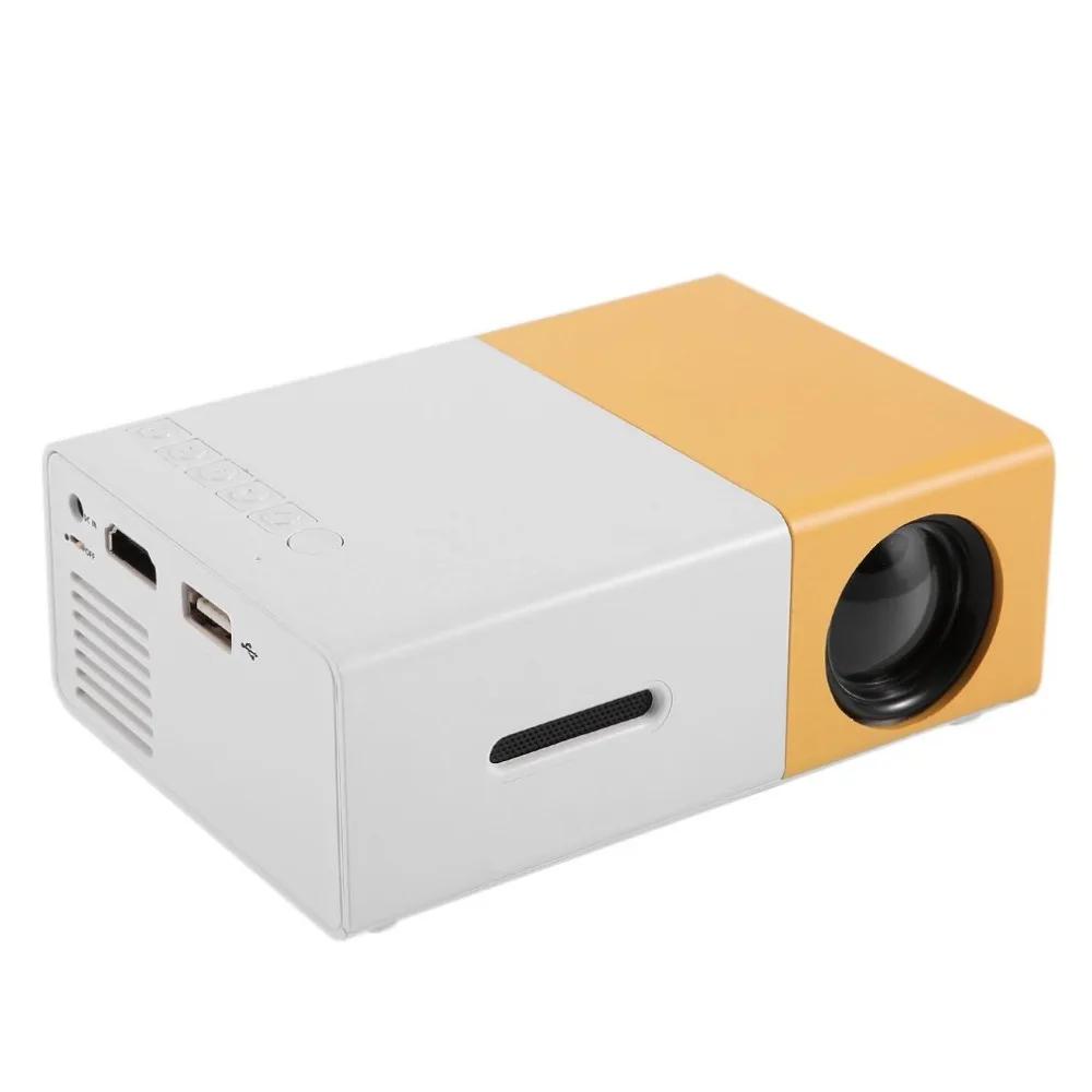 YG300 Mini Portable Projector LCD LED Proyector HDMI USB AV SD 400-600 Lumen Home Theater Children Education Beamer HD Projetor