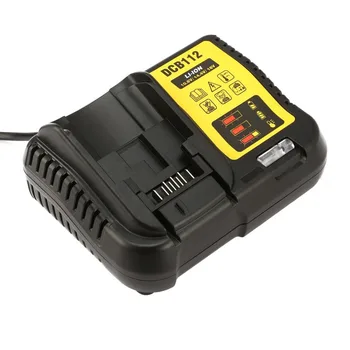 

DCB112 Lithium Battery Charger for DeWalt 10.8V 12V 14.4V 18V DCB120 DCB127 DCB200 Replacement Power Tool Battery Charger EU/US