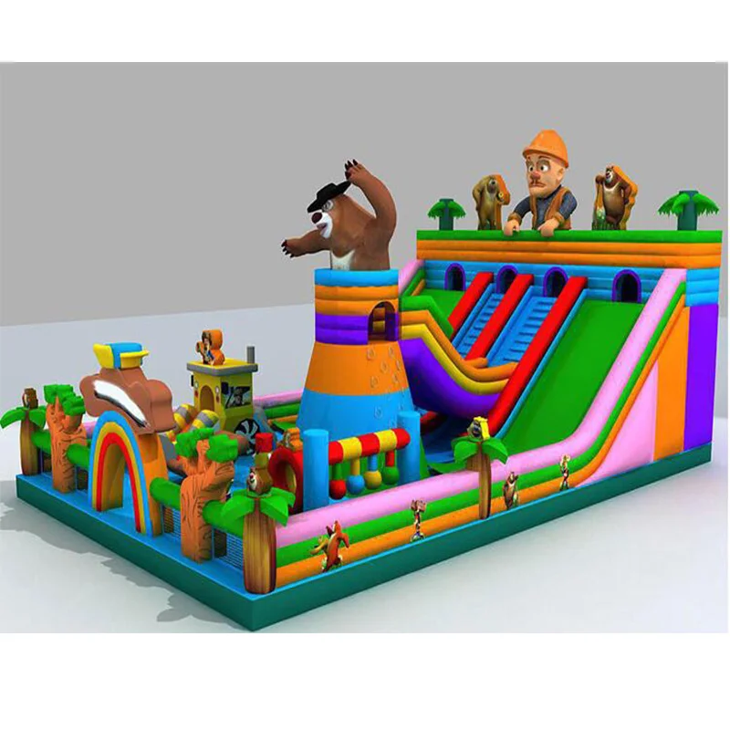 

Factory outlets Hot sale big new large inflatable fun city games for kids