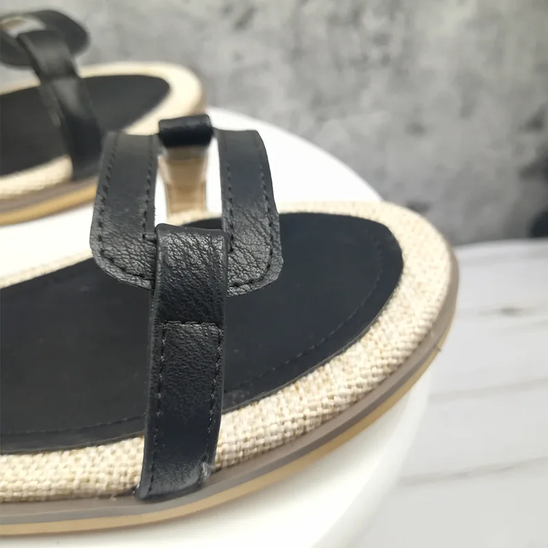 

2019 summer new comfortable simple solid color slippers women retro style comfortable wild casual slippers
