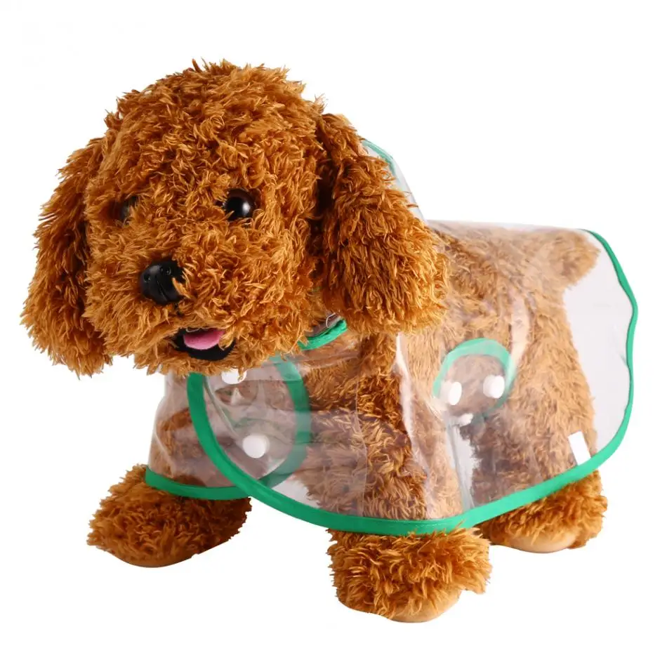 Dog Raincoat Pet Raincoat Waterproof Transparent Jacket Cat Clothing