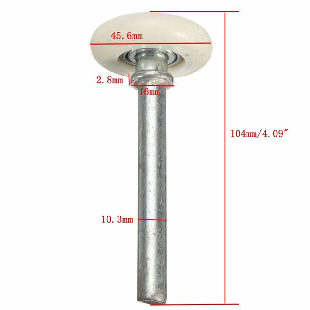 4 шт сверхмощный нейлоновый гаражный дверной ролик колесико шариковый герметичный подшипник 105 мм