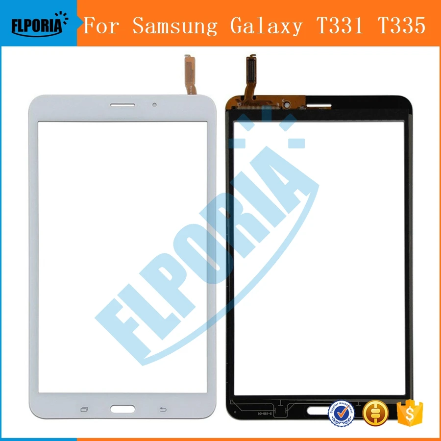 SM0008 For Samsung Galaxy Tab 4 8.0 8 SM T331 T335 Ver 3G White Touch Screen Digitizer Glass Lens Replacement (1)