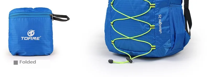 25l ультра-легкий Водонепроницаемый Нейлон складной Для женщин рюкзак мужские дорожные Рюкзаки Альпинизм дорожная сумка на молнии