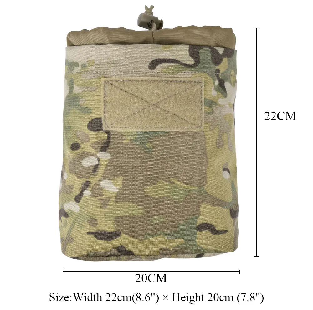 EMERSONGEAR Drop Pouch Dump Pouch тактический Molle подсумок страйкбол Пейнтбол охотничий инструмент Mag Pouch мультикам черный EM9041