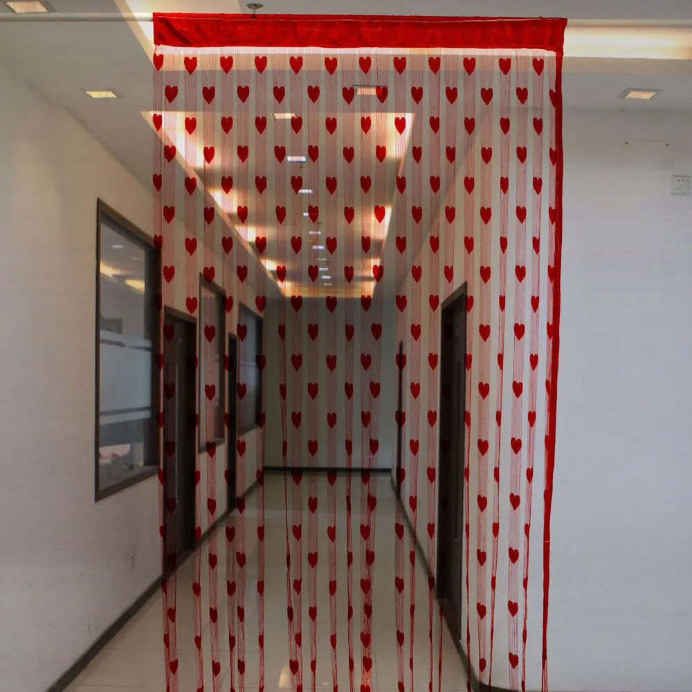 Fashion Heart Panel Line String Modern Curtain Tassel Drape Window ~ Painel De Fotos Para Quarto Coração Fashion Heart Panel Line String Modern Curtain Tassel Drape Window ~ Painel De Fotos Para Quarto Coração