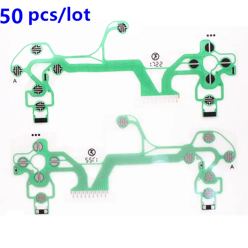 

50pcs/lot PS4 JDM 050 Ribbon Circuit Board Film Joystick Flex Cable Conductive Film For PlayStation 4 Pro 5.0 JDS 055 Controller