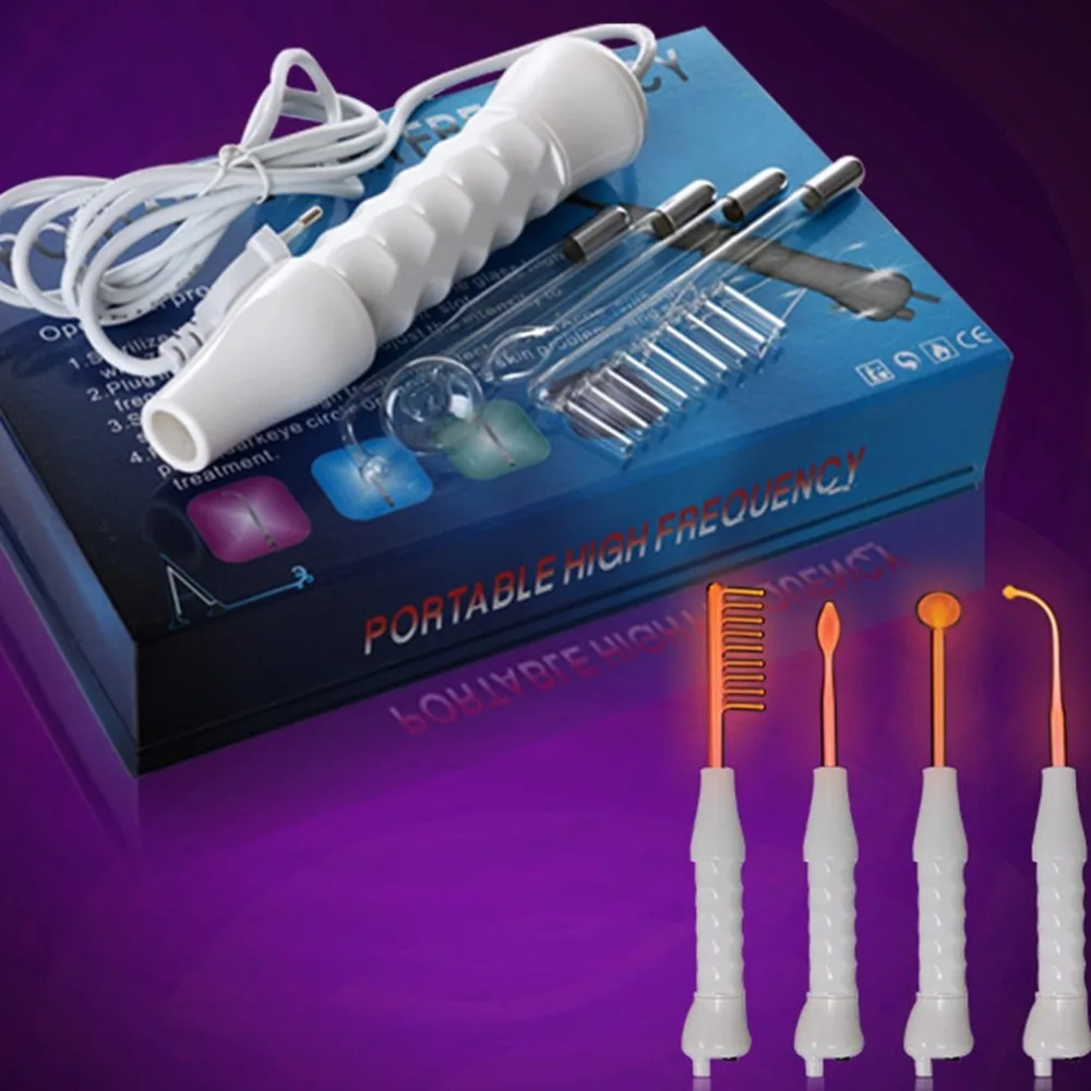 Portable Electrode High Frequency Spot Acne Remover Facial Skin Care Massager For Face Beauty Device Spa Salon Hom US/EU Plug Portable Electrode High Frequency Spot Acne Remover Facial Skin Care Massager For Face Beauty Device Spa Salon Hom US/EU Plug