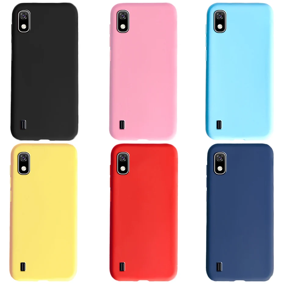 Силиконовый чехол для Samsung Galaxy A10 чехлы из ТПУ A 10 2019 мягкий матовый бампер|Бамперы|