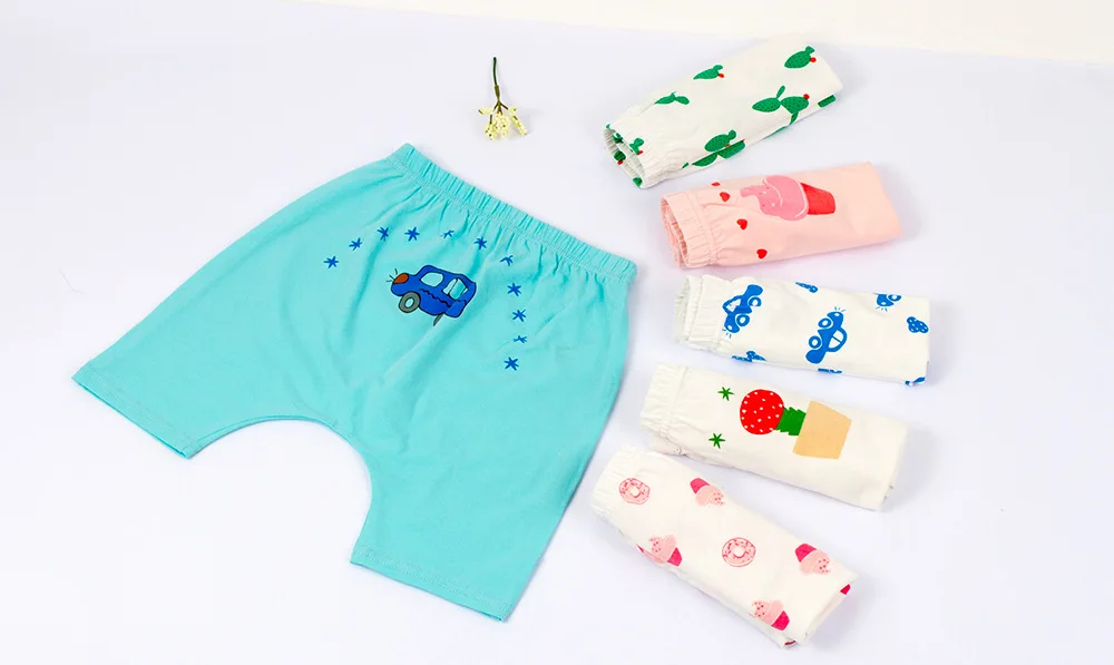 Calças do Bebê Primavera e no Crianças de Algodão Shorts de Algodão para Meninos e Meninas Lote Verão Nova Grande Bonito 4 Pçs - 3 Cheap Shorts