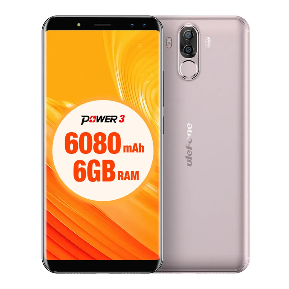Ulefone мощность 3 18:9 &quot6 0 полный экран смартфон 6080 мАч 6 ГБ 64 MT6763 Octa Core уход за кожей