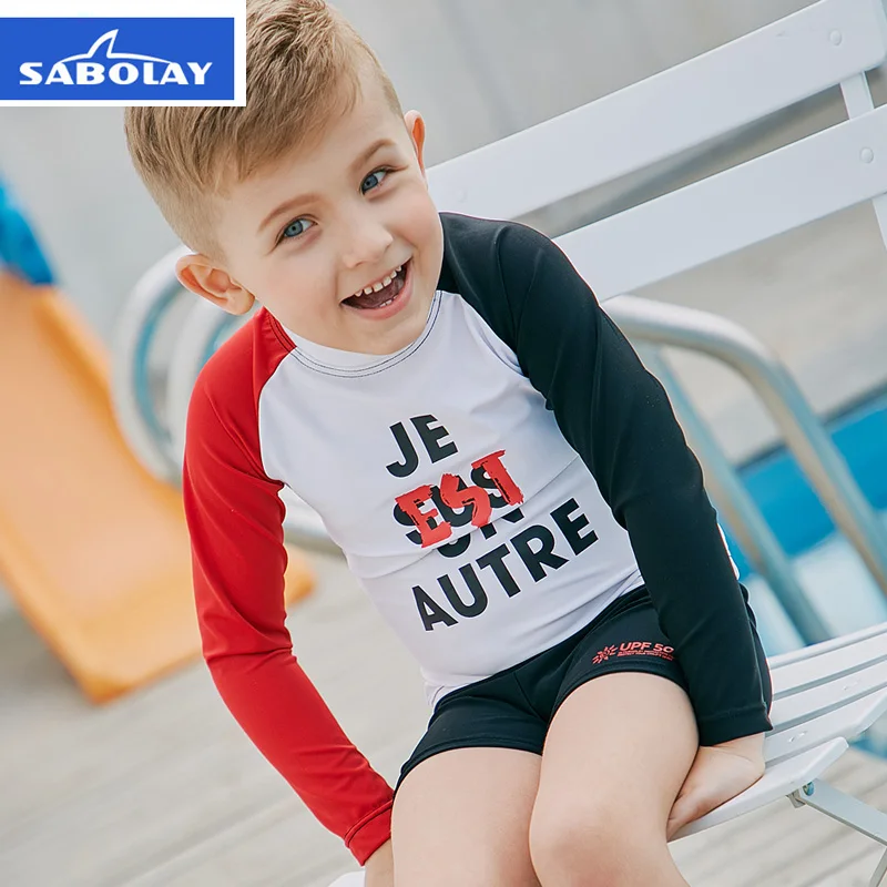 2018new summer children's swimsuit baby sun protection clothing boy