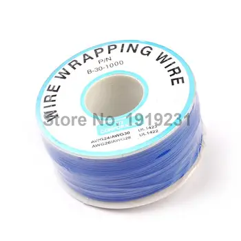 

Hot Sale! Bule 250 Meters Electrical Wire, Wrapping Wire High Quality 30awg Line Q9 Electric Cable