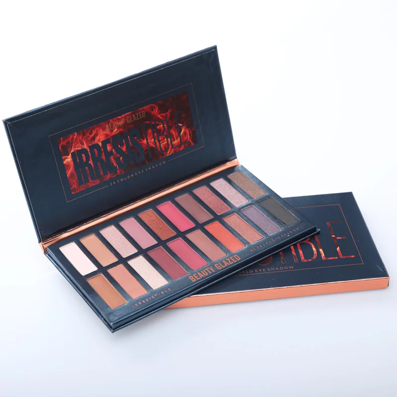 

Beauty Glazed Born To Run Makeup Eyeshadow Palette 20 Color Nks Eye Shadow Pallete Pressed Glitter Shimmer Makeup Palette