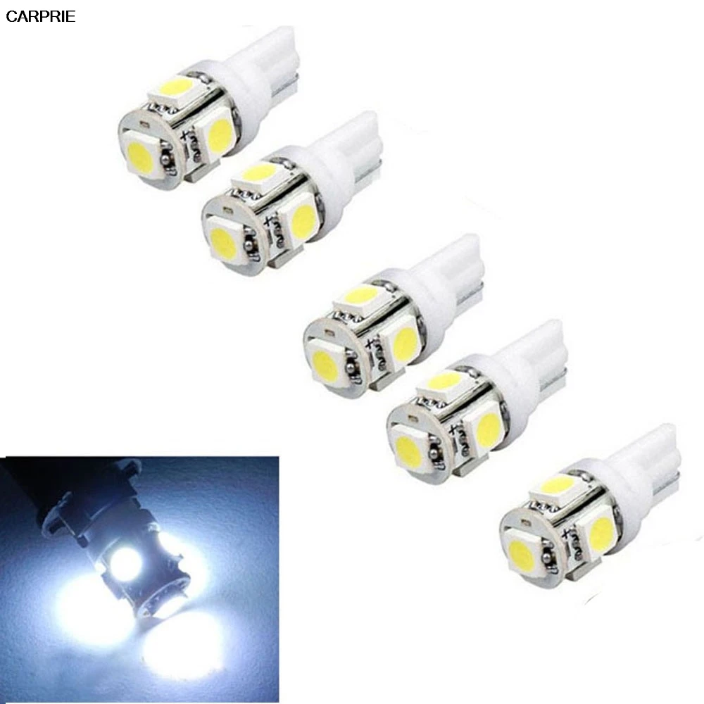 5 шт. T 10 SMD 5050 автомобильный светильник светодиодный s 3 Вт светодиодная лампа для