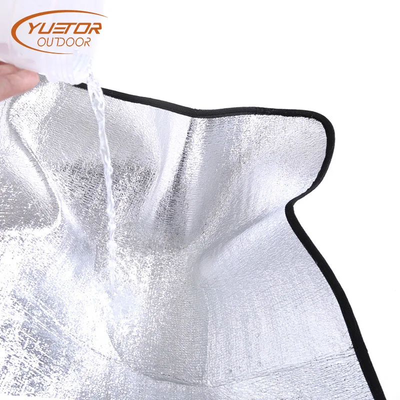 YUETOR OUTDOOR Aluminum Foil EVA Camping Mat Folding Sleeping Pad 100x200cm/150x200cm/200x200cm Beach Picnic Mat YUETOR OUTDOOR Aluminum Foil EVA Camping Mat Folding Sleeping Pad 100x200cm/150x200cm/200x200cm Beach Picnic Mat