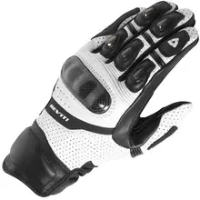 Novo 2018 Luvas Revit Motocicleta Motocross Estrada Luvas de Corrida de Moto Luvas de Couro Genuíno Preto M-XXL