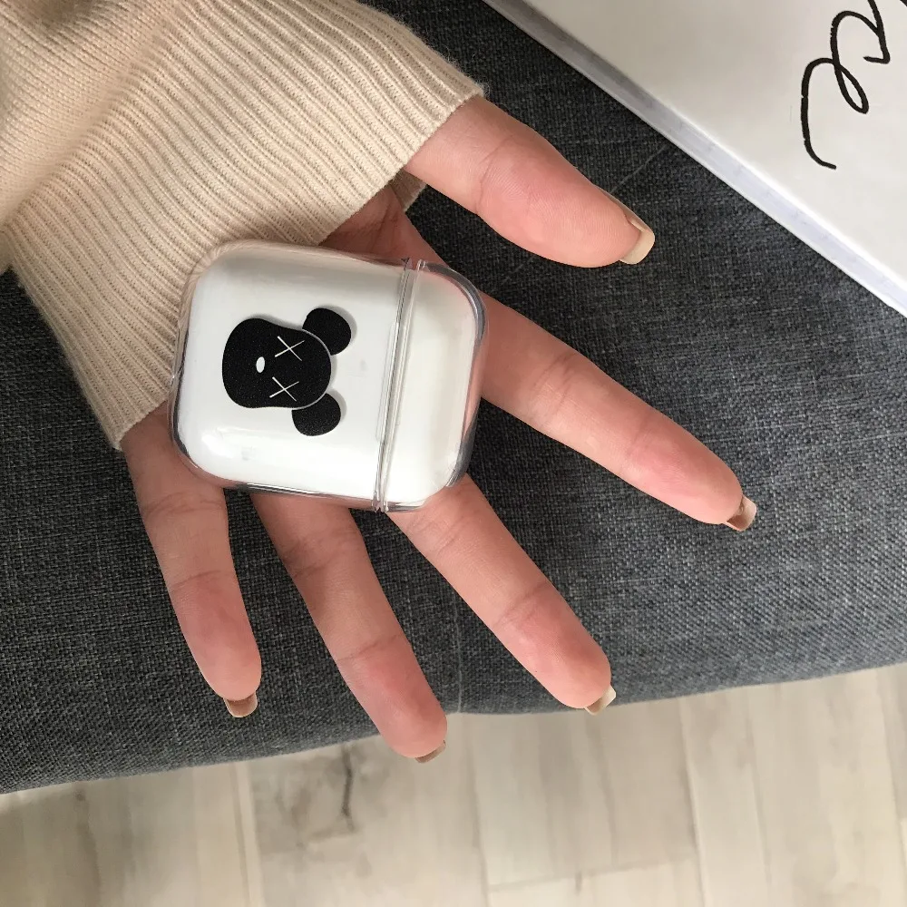 Case For Airpods 2 Case Cartoon Cute Transparent Crystal Hard Case For Airpods 1 Cover For Air Pods Cover Protective Anime Box