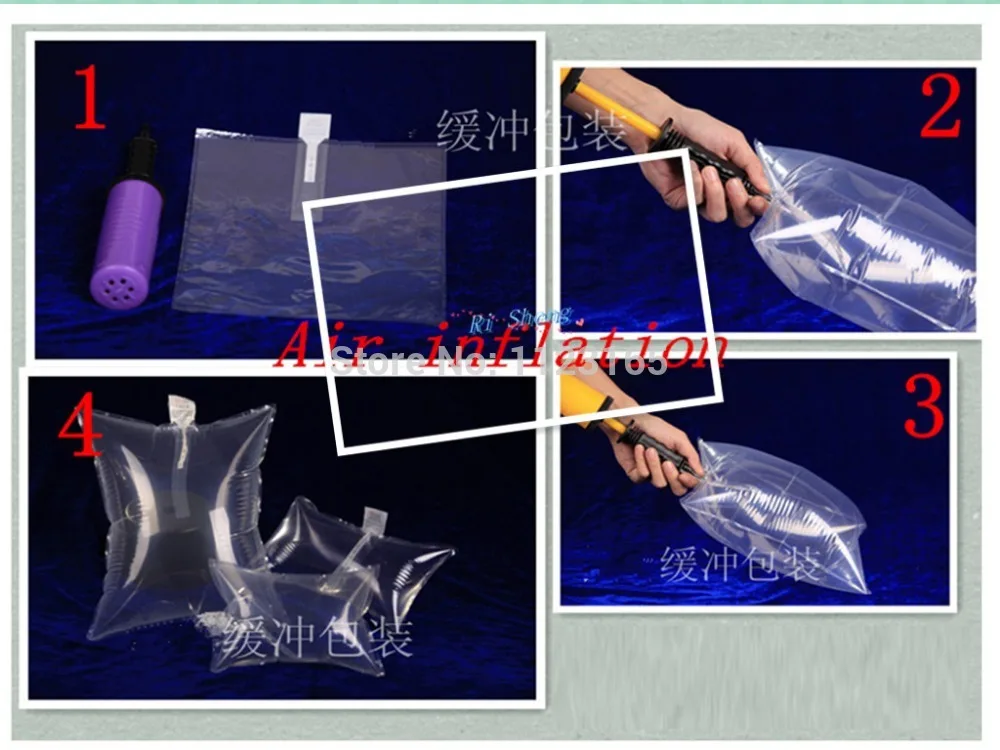 100 шт маленький надувной гидравлический амортизатор пластиковый пакет в упаковке. Прозрачная подушка экранирующая сумка 10x15 см(3," x 5,9")+ воздушный насос для шин