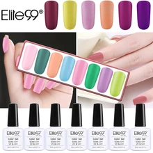 Elite99 Полупостоянный один шаг матовый Гель-лак замочить от УФ светодиодный гель лак для ногтей не нужно база верхнее покрытие дизайн ногтей выбрать 1