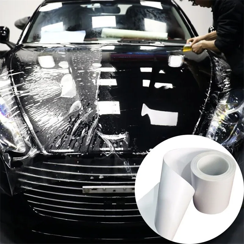 15 20CMx5M Rhino Skin Car Paint Protection Film Sticker Bumper Hood Vinyl Transparent Film Auto Paint Protection Film Stickers