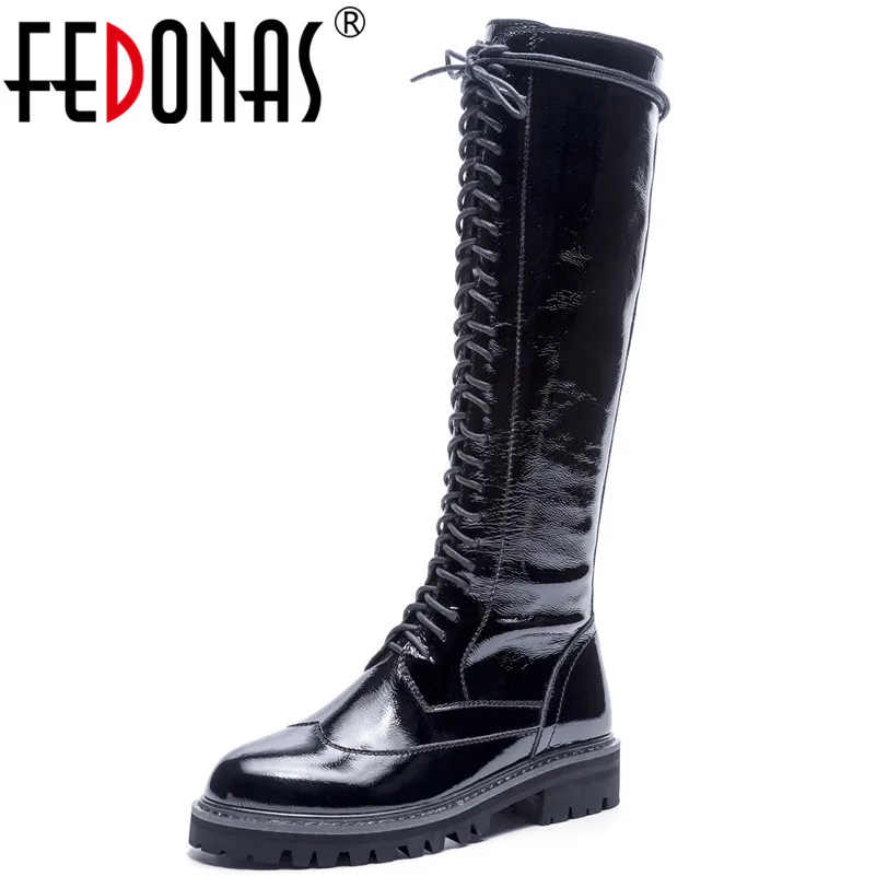 FEDONAS Fashion New Women Knee High Boots High Heels Autumn Winter Long Martin Shoes Woman Round Toe High Motorcycle Boots FEDONAS Fashion New Women Knee High Boots High Heels Autumn Winter Long Martin Shoes Woman Round Toe High Motorcycle Boots