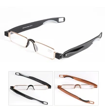Модные высококачественные мужские и женские мини очки для очков 360 Вращение складной легко носить с собой очки для чтения считыватель ПК 1,0-4,0