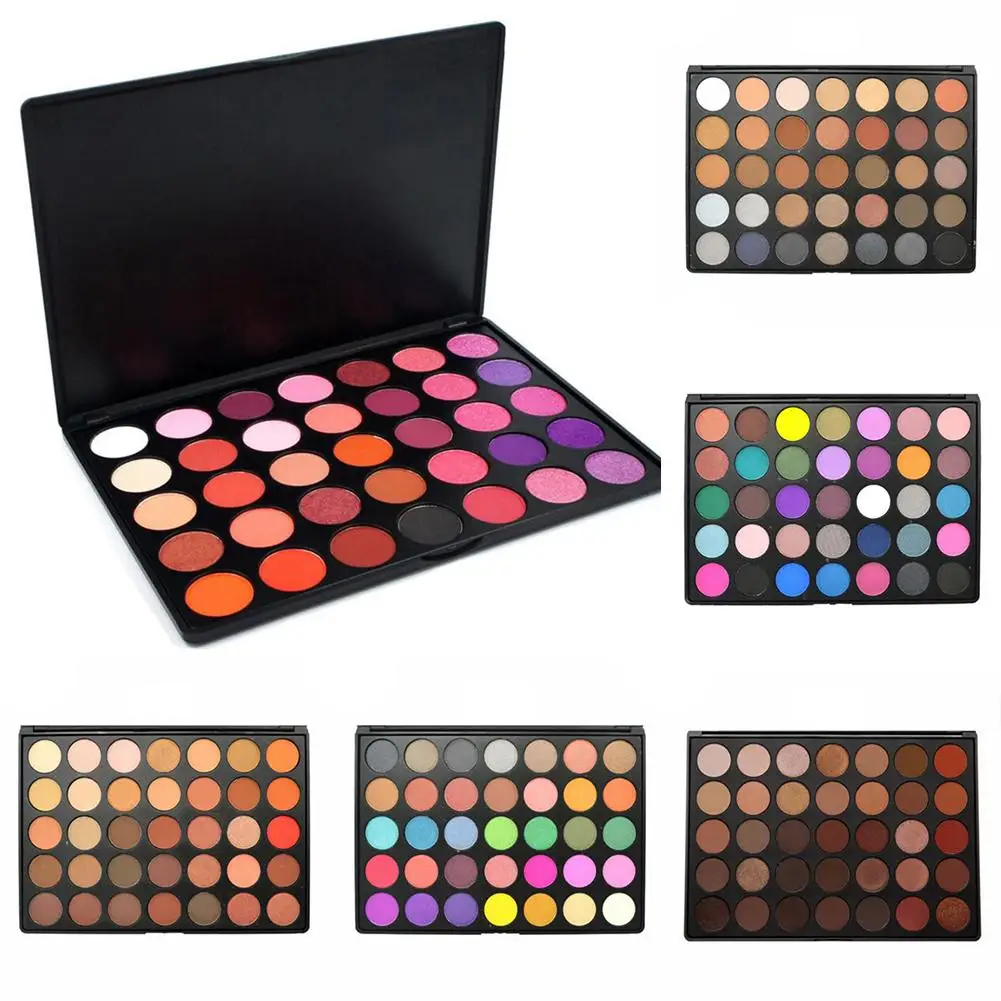 

POP ITEM!!! 35 Colors Brightening Eyeshadow Palette Long Lasting Smokey Eye Powder Makeup