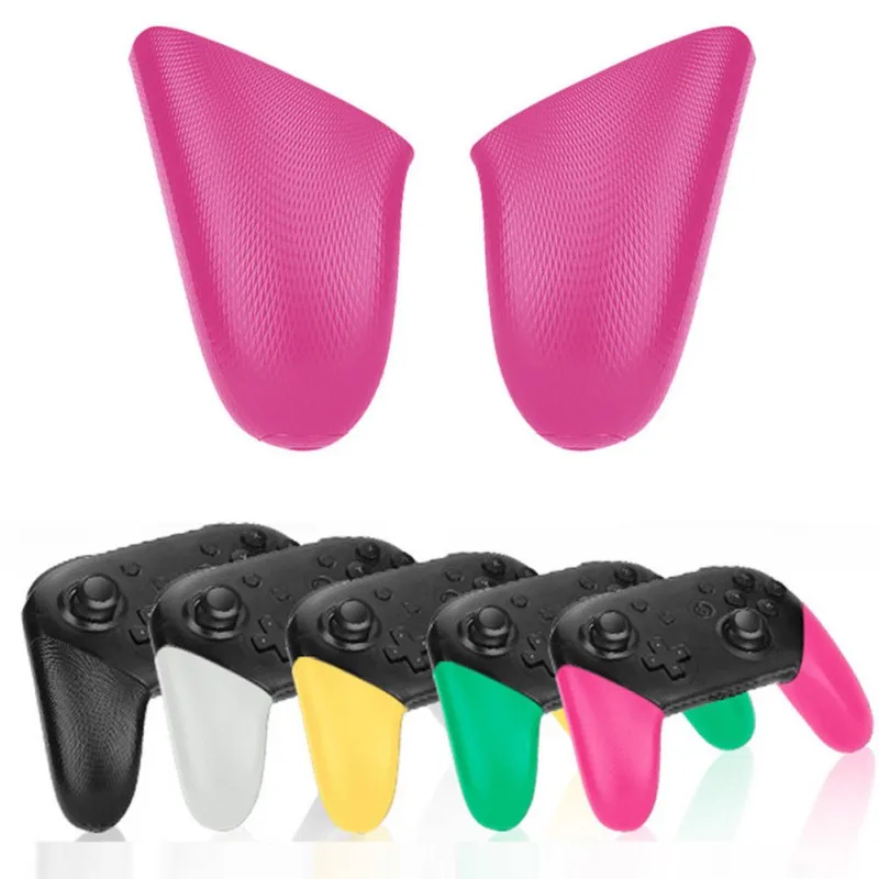 

2 pcs Non-slip Handle Holder For Nintendo Switch Pro Controller Gamepad Grip Elite Handle Texture Design