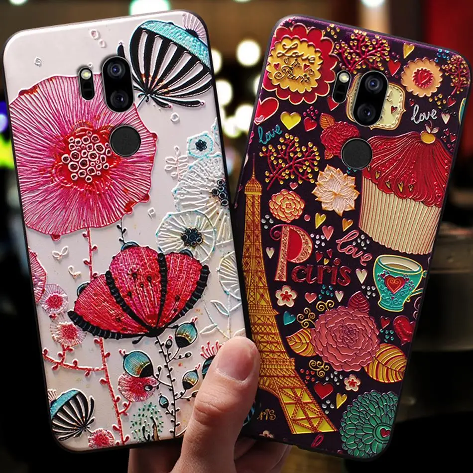Чехол YonLinTan чехол для LG G5 G6 G7 ThinQ силиконовый мобильного телефона милый 3D