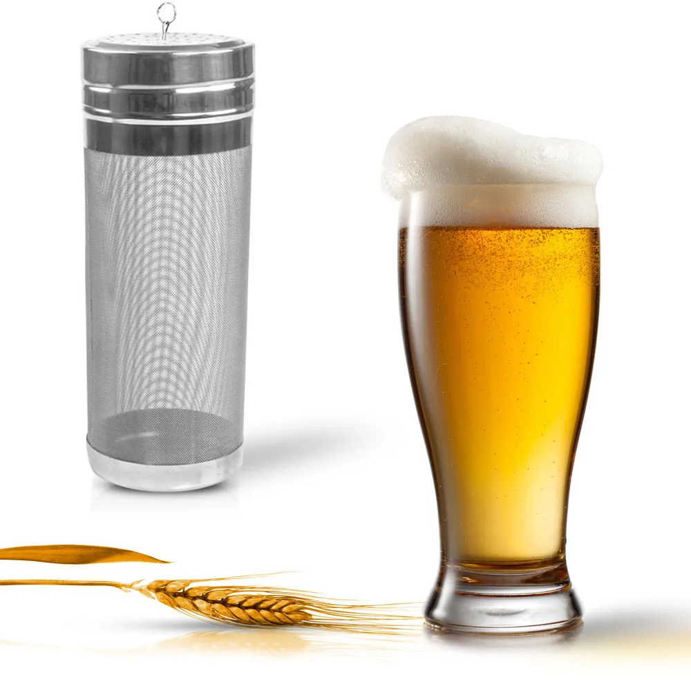 Нержавеющая сталь Brew фильтр сухой бункер дома Combo пиво-хоп паук микрон фильтрации для заваривания чайник