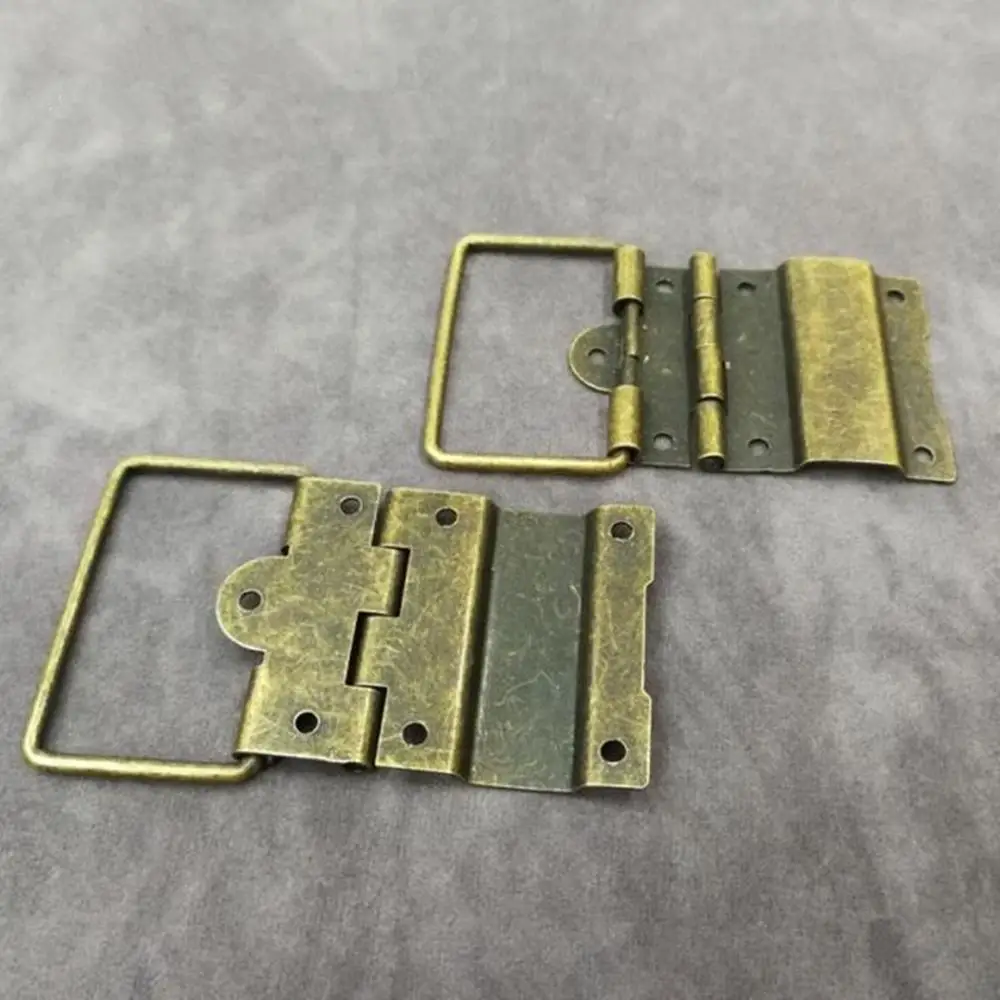 20pcs антикварная шелковая откидная старинная деревянная коробка железная петля