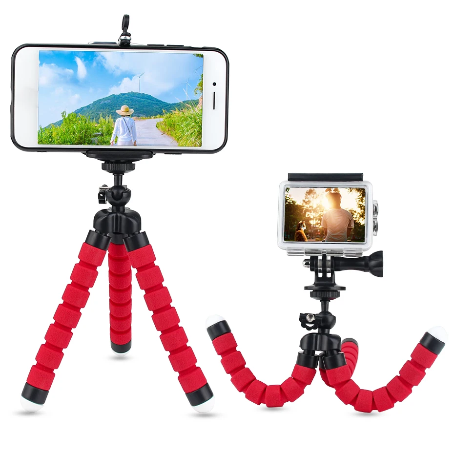 Мини Гибкий штатив Осьминог Губка Штатив Держатель Кронштейн Gorillapod камера