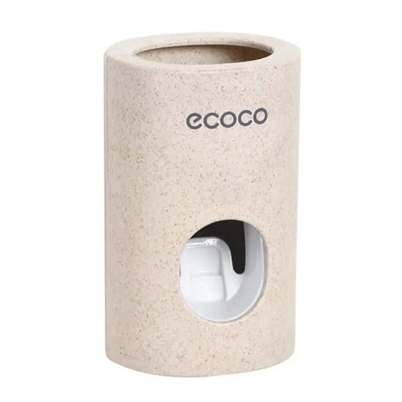 

New Automatic Toothpaste Dispenser non-toxic Wall hanger Mount Dust-Proof Toothpaste Squeezer quick take straw toothpaste rack