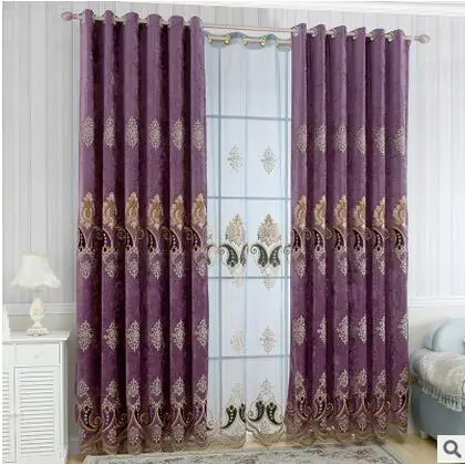 Лидер продаж 2016 роскошные европейские Роскошные занавески с большими цветами на