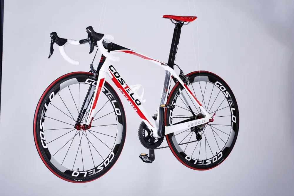 Descuento costelo VENTOUX de carretera de carbono bicicleta completa barato bicicletas de carretera de T1000 bicicleta de carbono bicicleta de carretera