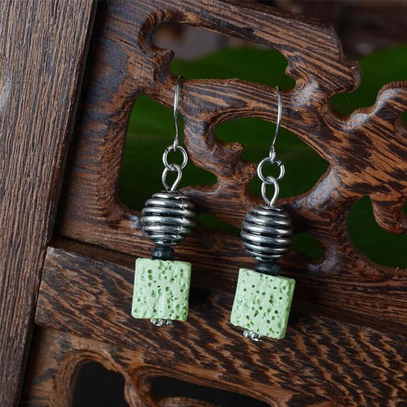 ZP-EL019 essential oil diffuser stone earrings (4)