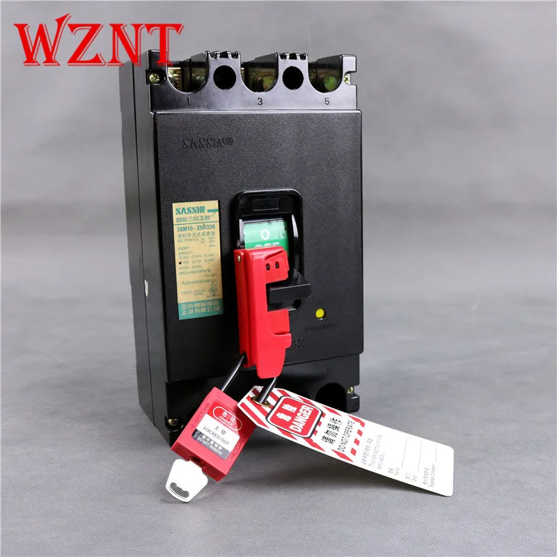 

10pcs free shipping Master Standard Universal Circuit Breaker Lockout MCCB MCB lock