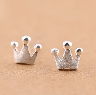 

New Designer Crown Stud Earrings For Women Brincos Bijoux Earrings Fashion